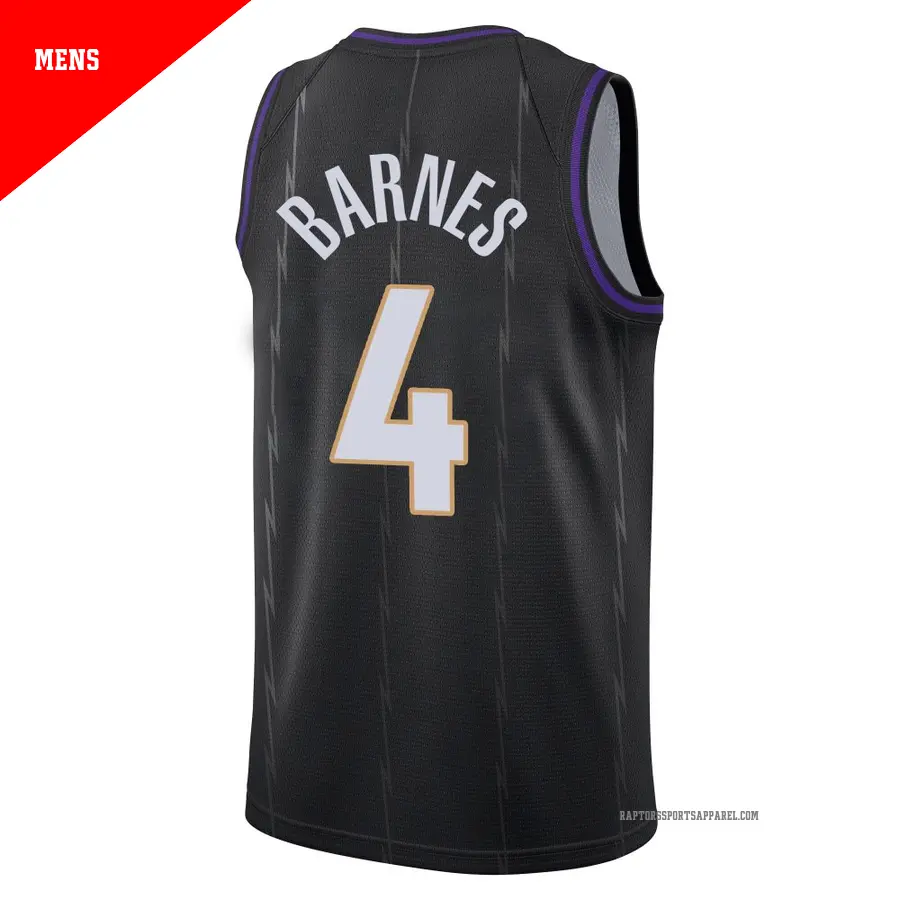 4 Men's Scottie Barnes Toronto Raptors 2024/25 Swingman